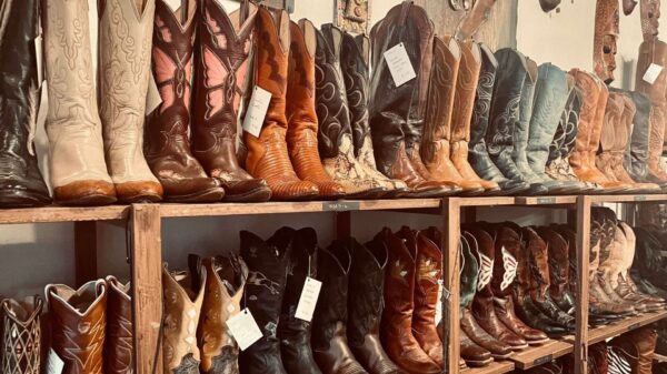 boots on rack at My Flaming Heart