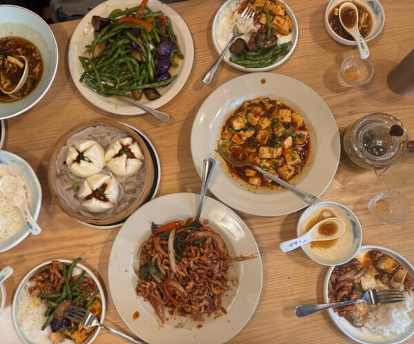 bao, stir fry and Szechuan green beans at Montrose's Xiao Long Dumpling